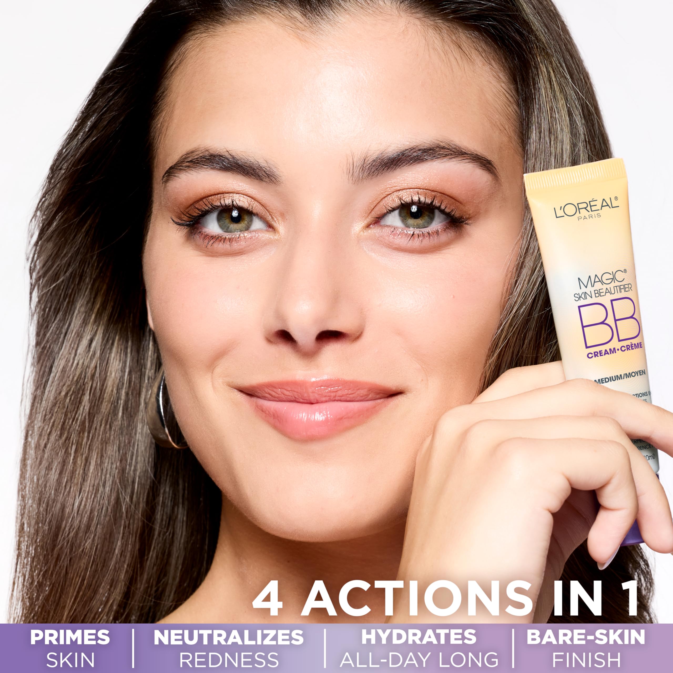 L'Oreal Paris beautifying beads texture close-up revealing adaptive pigments