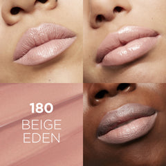 L'Oreal Paris twist-up bullet detail highlighting smooth tip and easy application benefit