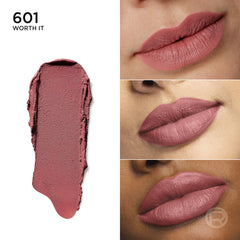 L'Oreal Paris blurred matte texture close-up highlighting smooth finish