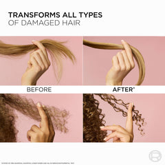 L'Oreal Paris shampoo paired with Oil-in-Serum showing finish and added shine
