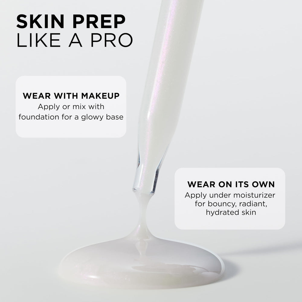 L'Oreal Paris bottle beside moisturizer showing layering under skincare