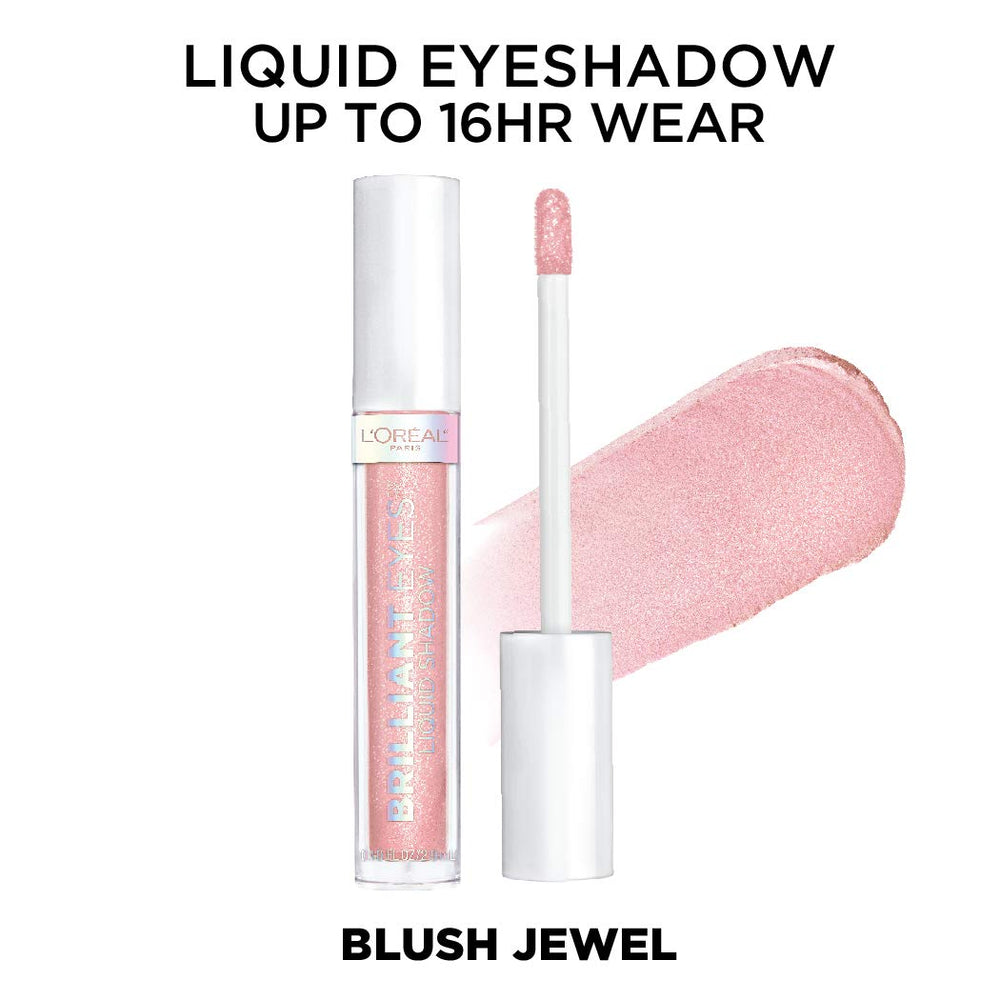 L'Oreal Paris liquid texture close-up highlighting lightweight shimmer for smooth finish