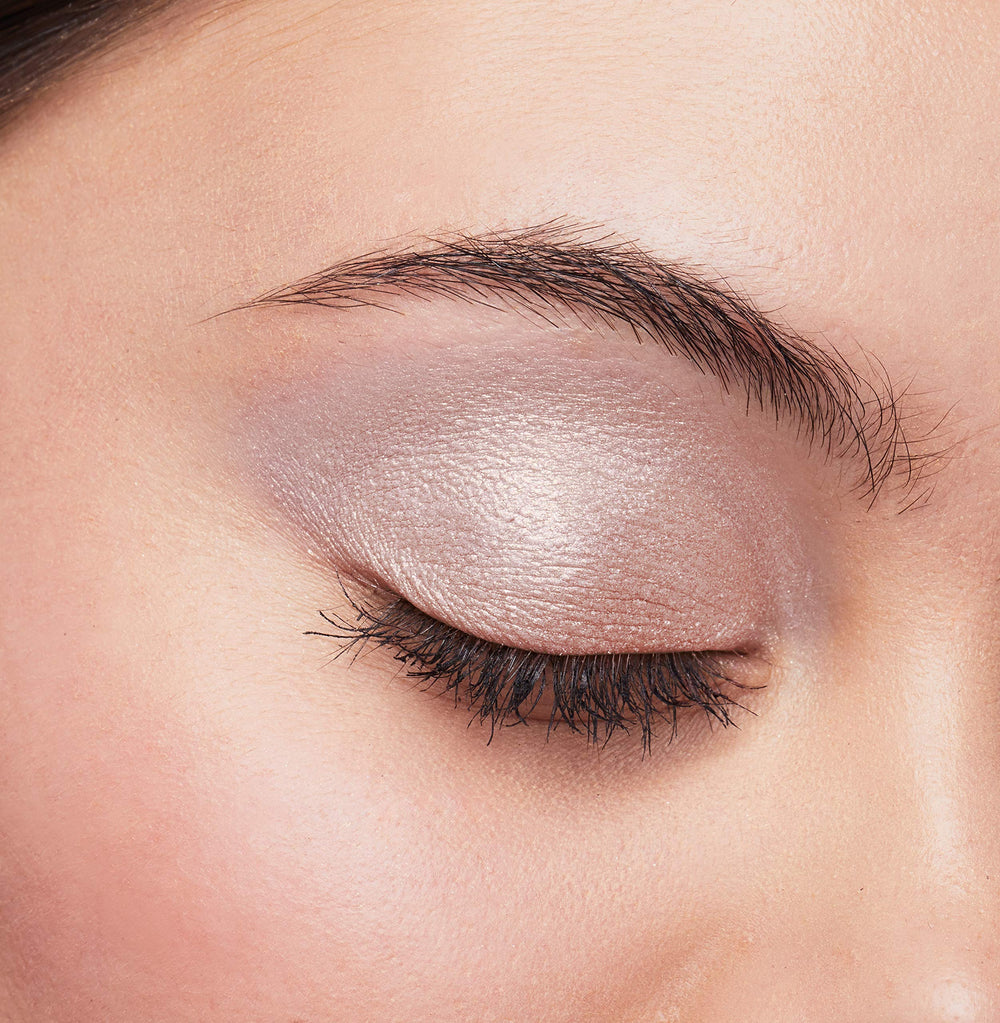 L'Oreal Paris worn in evening makeup setting showing bold shimmer for night-ready looks