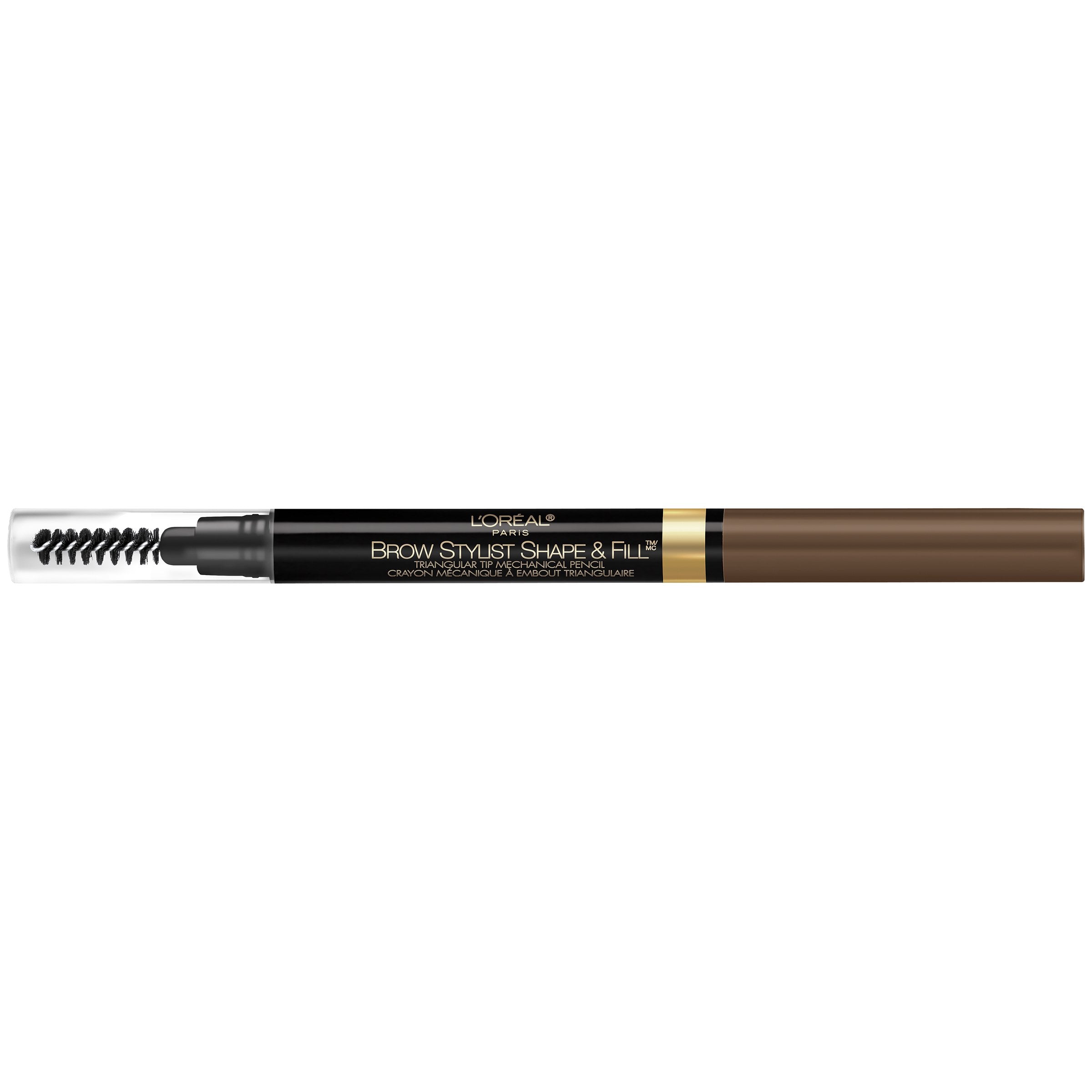 L'Oréal Paris close-up of triangular tip delivering precise crisp brow strokes