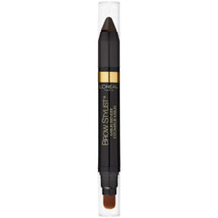 L'Oreal Paris Brow Stylist front packaging showing crayon and brush, clear identification