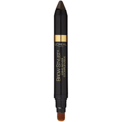 L'Oreal Paris brow crayon in use on eyebrow showing natural fuller look