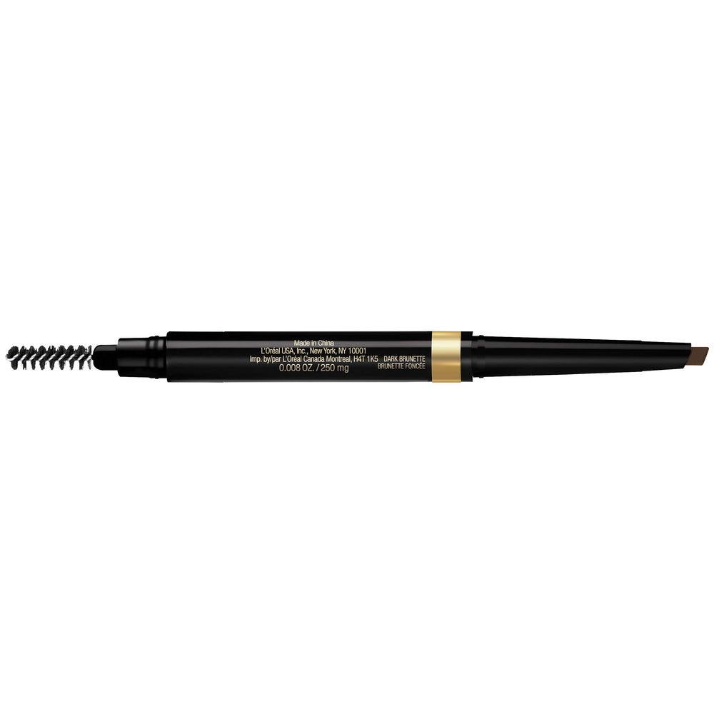 L'Oreal Paris triangular tip close-up illustrating precise shaping