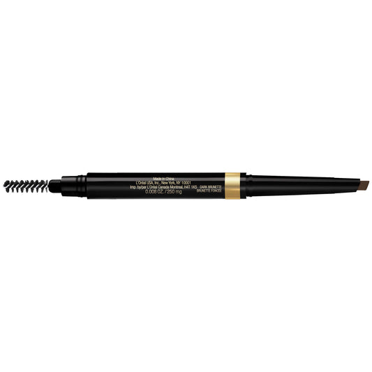 L'Oreal Paris triangular tip close-up illustrating precise shaping
