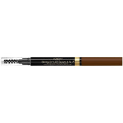 L'Oreal Paris close-up of the triangular pencil tip for precise hair-like strokes