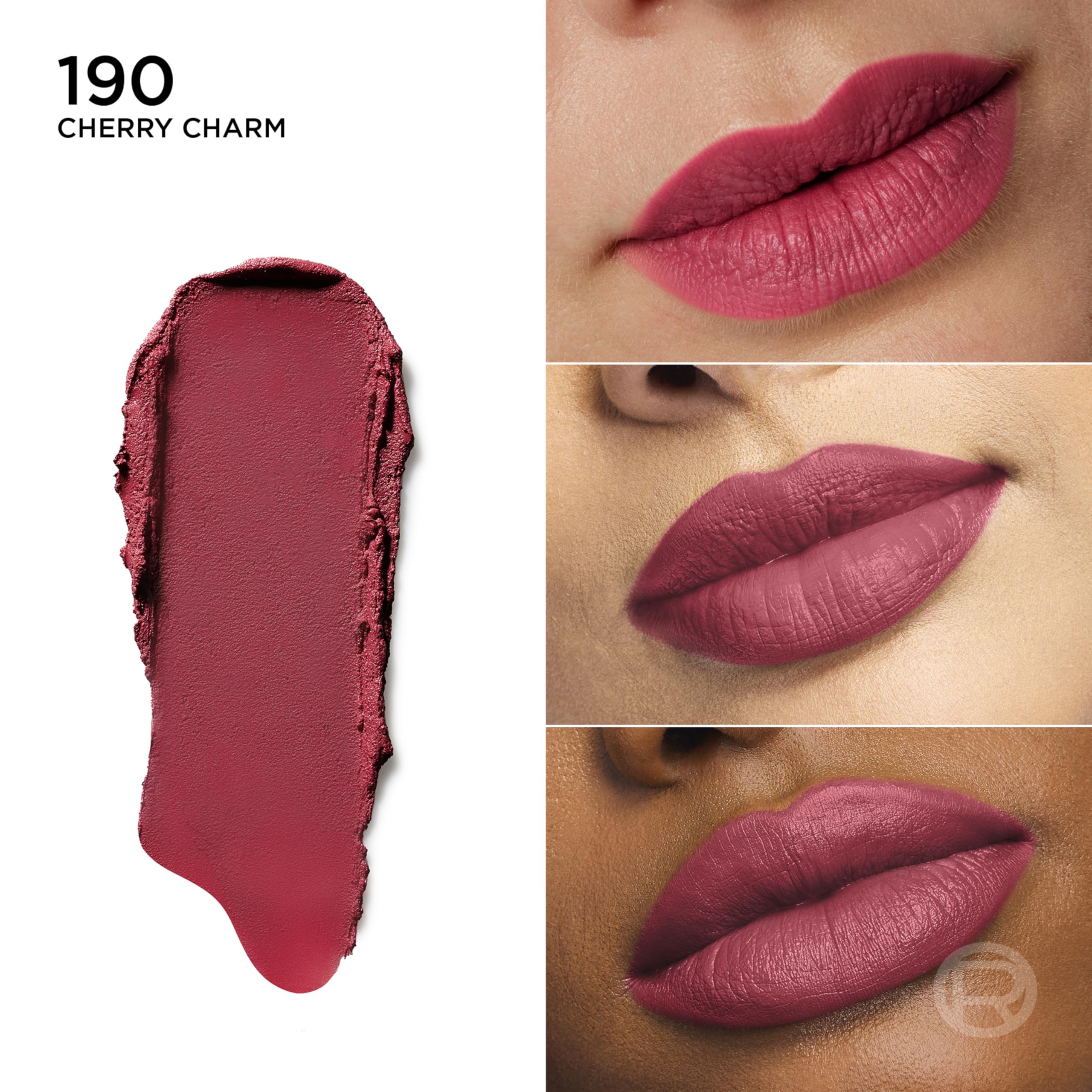 L'Oreal Paris open lipstick twist showing balm-like tip and easy smooth application