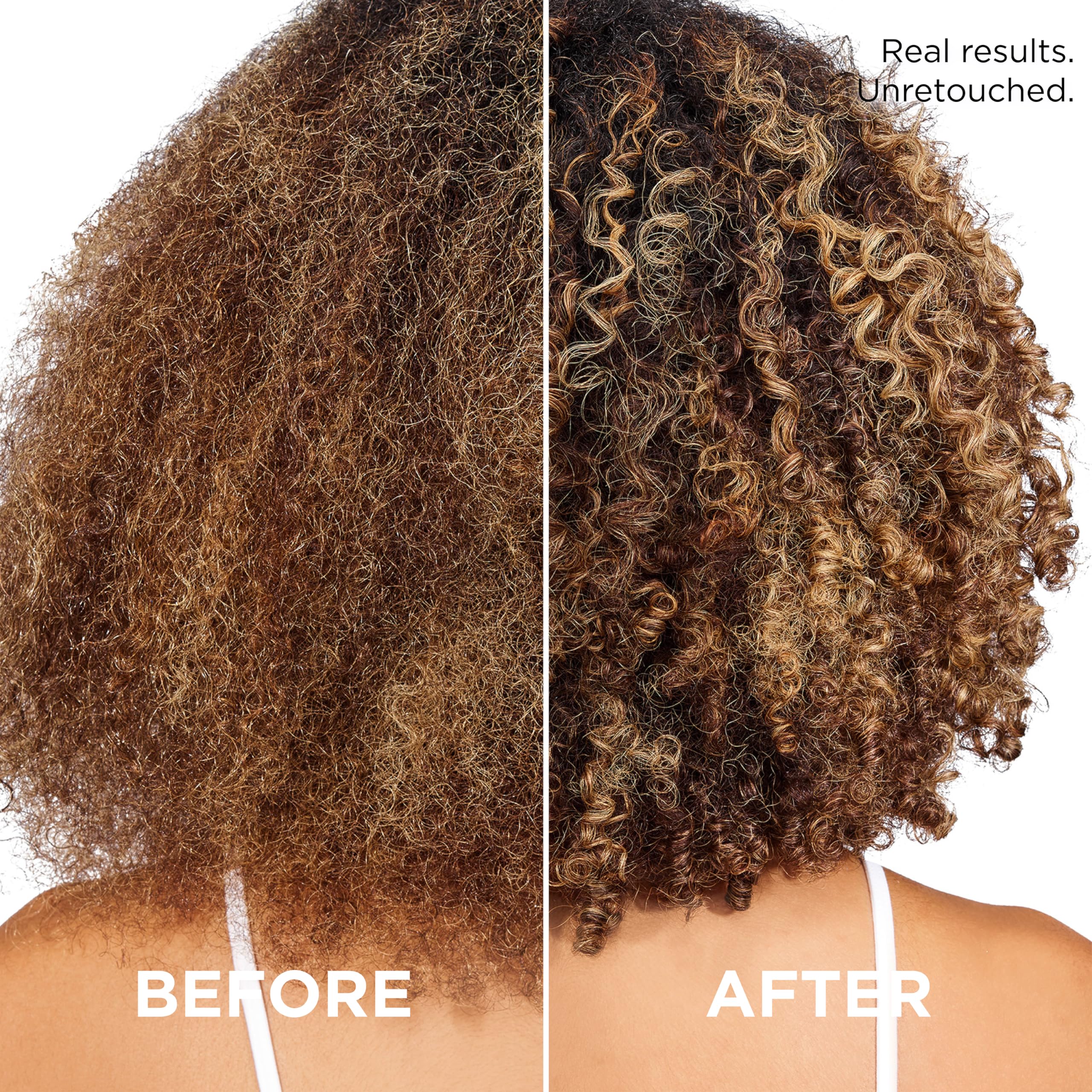 L'Oreal Paris styled color-treated hair after use showing improved manageability