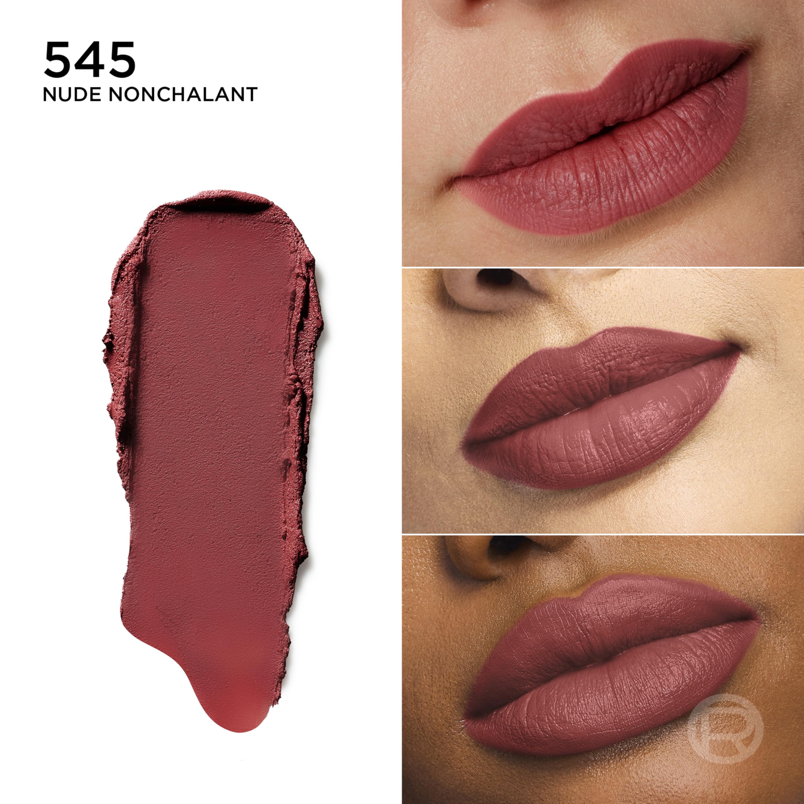 L'Oreal Paris Blurred Matte open bullet highlighting balm-like texture and smooth application