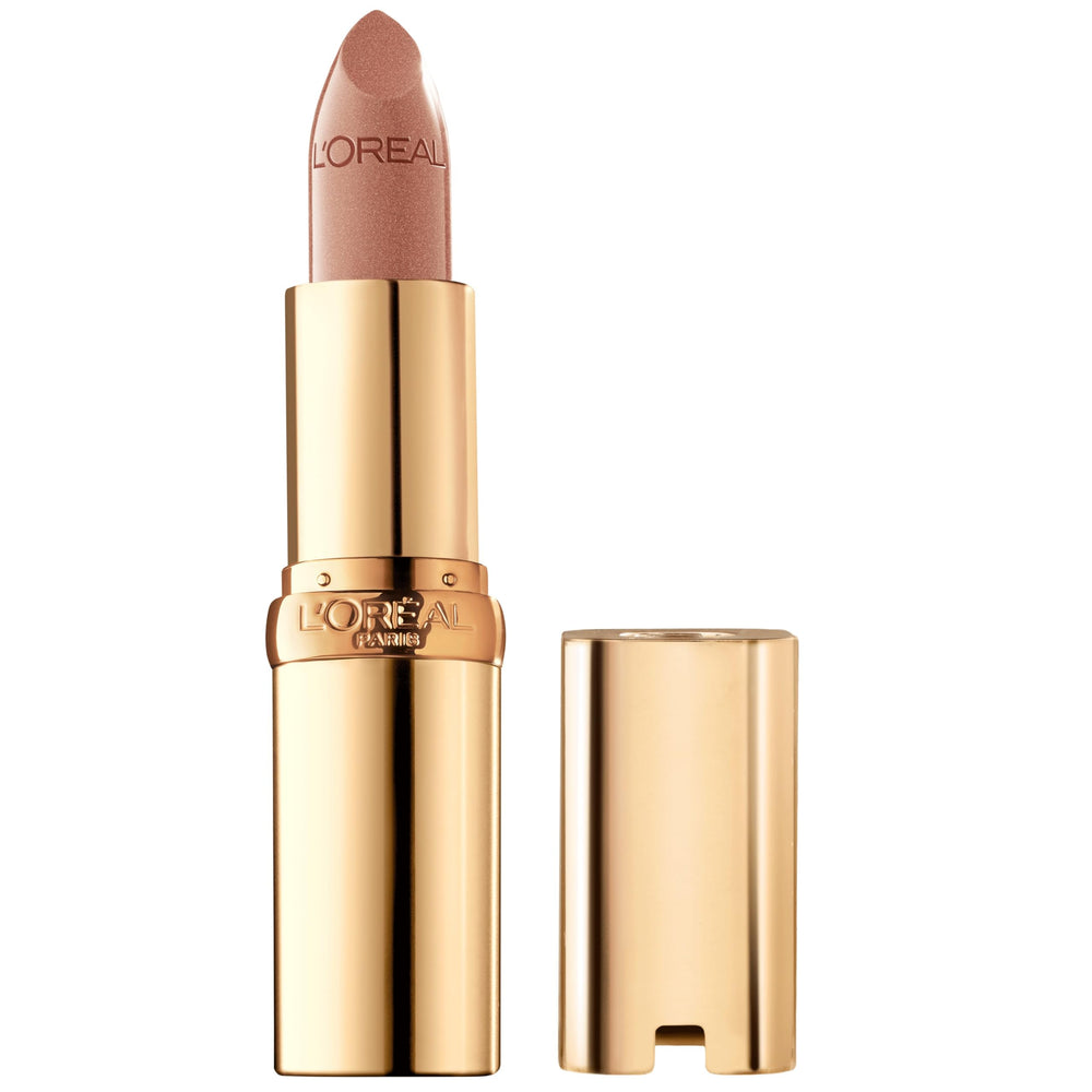 L'Oreal Paris lipstick tube front view showing elegant casing and shade indication