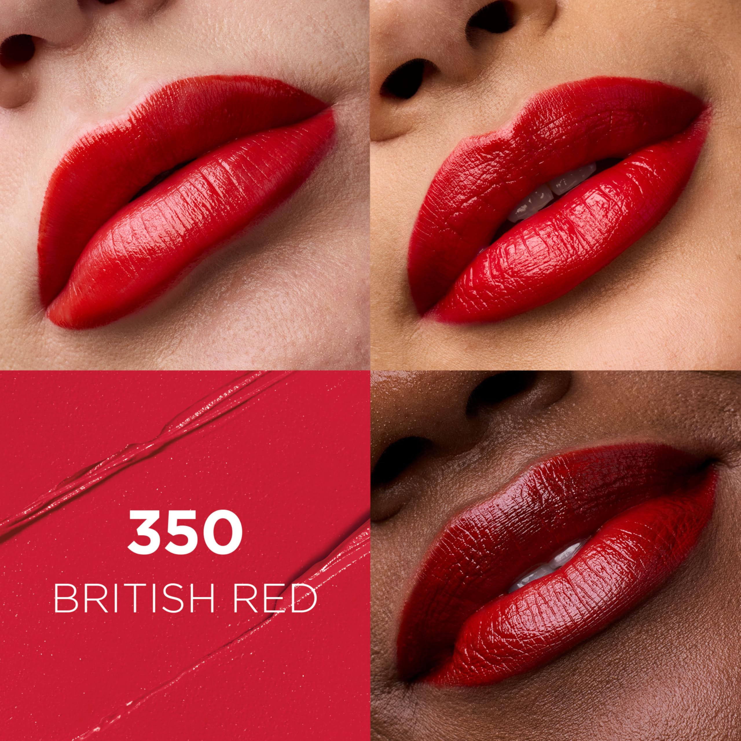 L'Oreal Paris angled bullet detail highlighting creamy formula and smooth application
