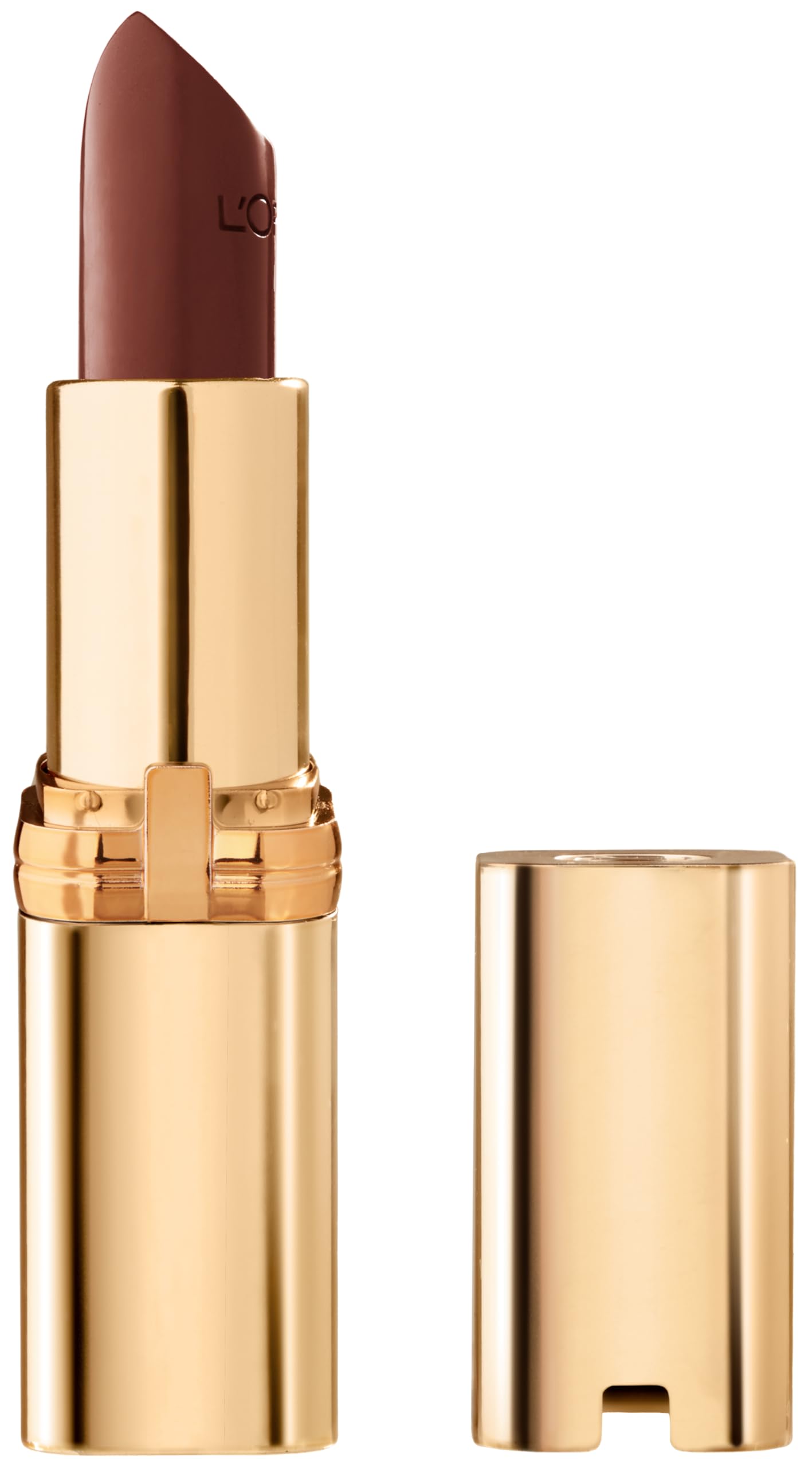 L'Oreal Paris front packaging showing shade 860 Spice and satin finish benefit