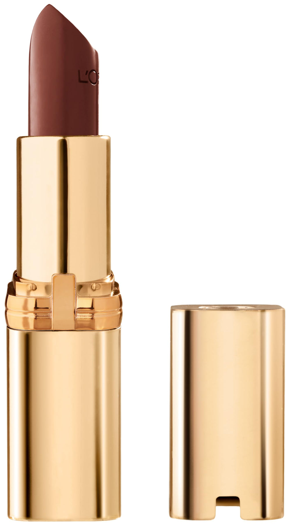 L'Oreal Paris front packaging showing shade 860 Spice and satin finish benefit