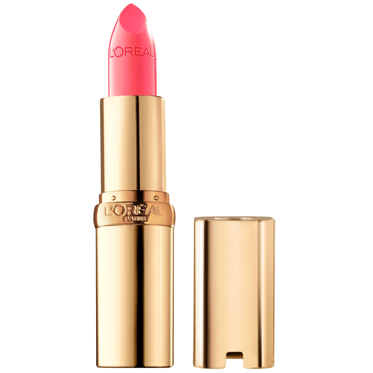 L'Oreal Paris front tube showing shade and sleek packaging, vibrant color benefit
