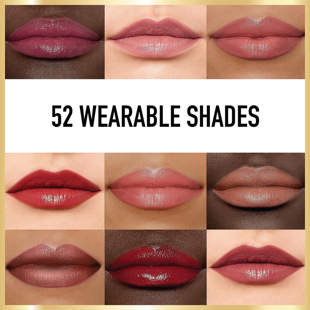 L'Oreal Paris lipstick beside argan oil drop illustrating nourishing ingredient benefit