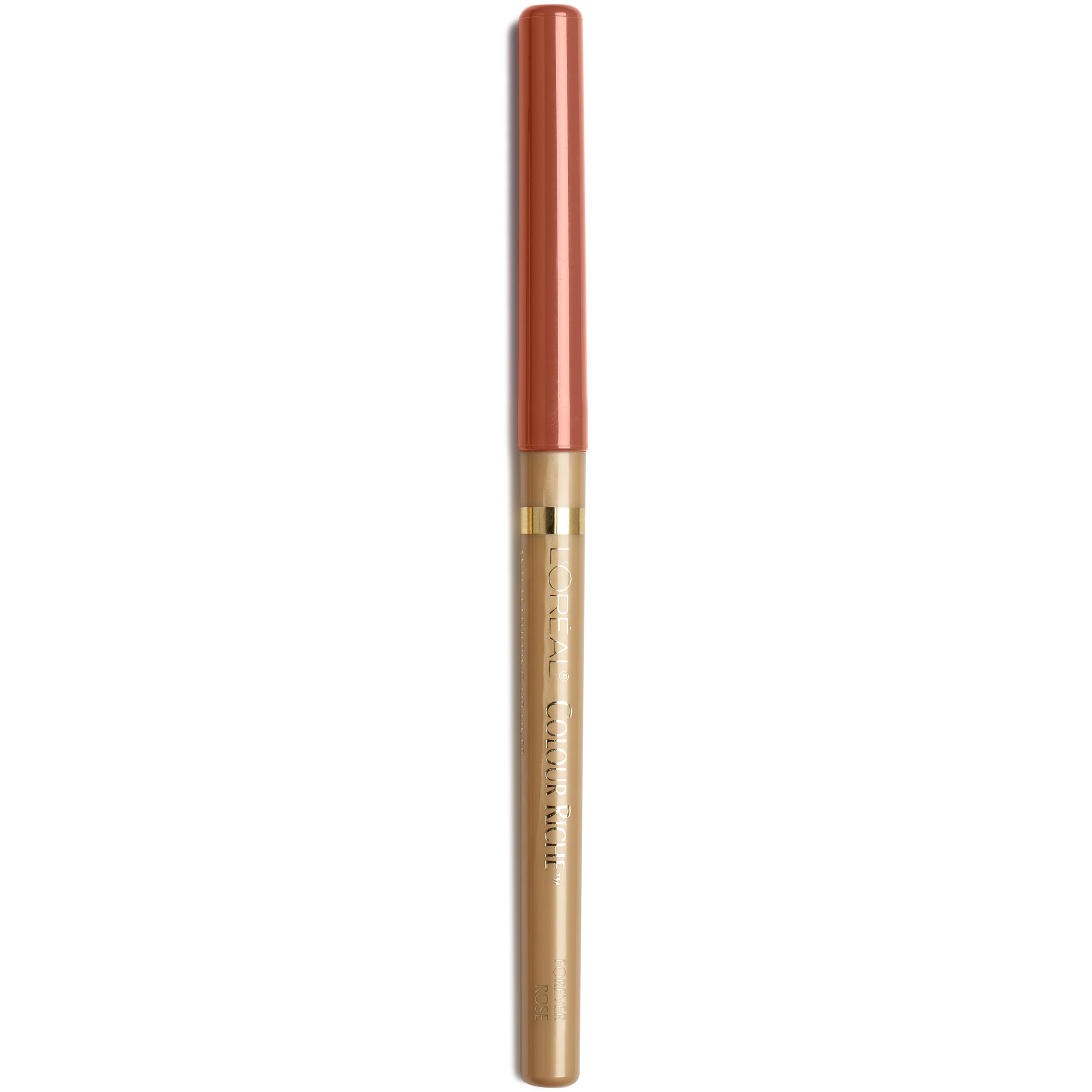 L'Oreal Paris lip liner front packaging showing shade 721 Forever Rose and benefit of precise definition
