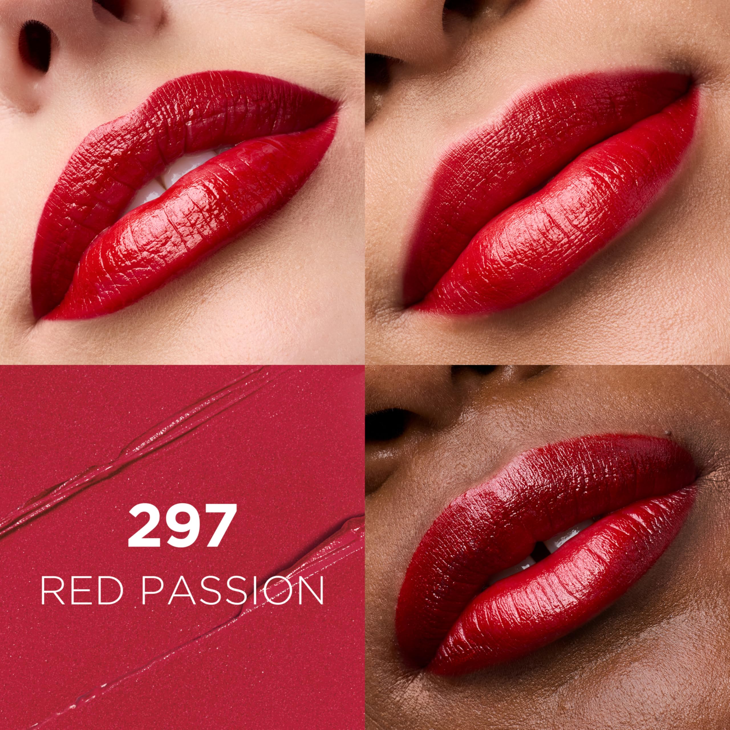 L'Oreal Paris close-up of lipstick bullet highlighting creamy tip