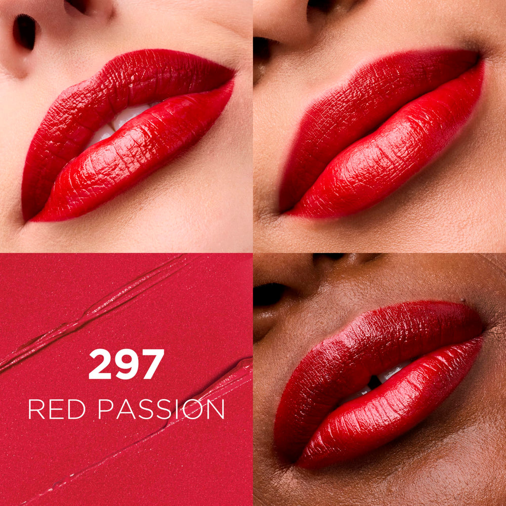 L'Oreal Paris close-up of lipstick bullet highlighting creamy tip