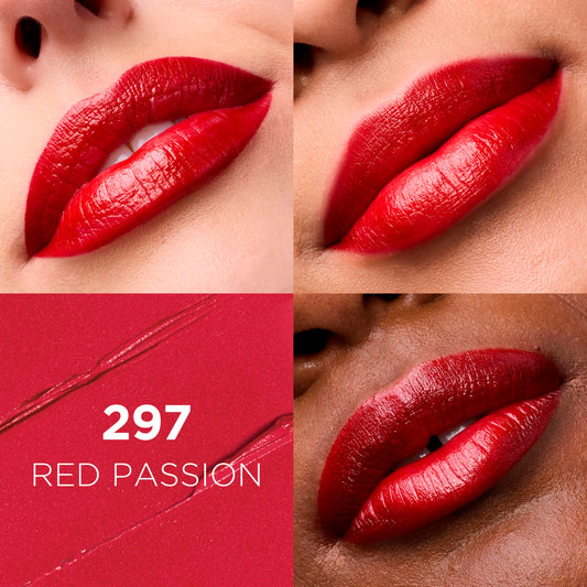 L'Oreal Paris close-up of lipstick bullet highlighting creamy tip