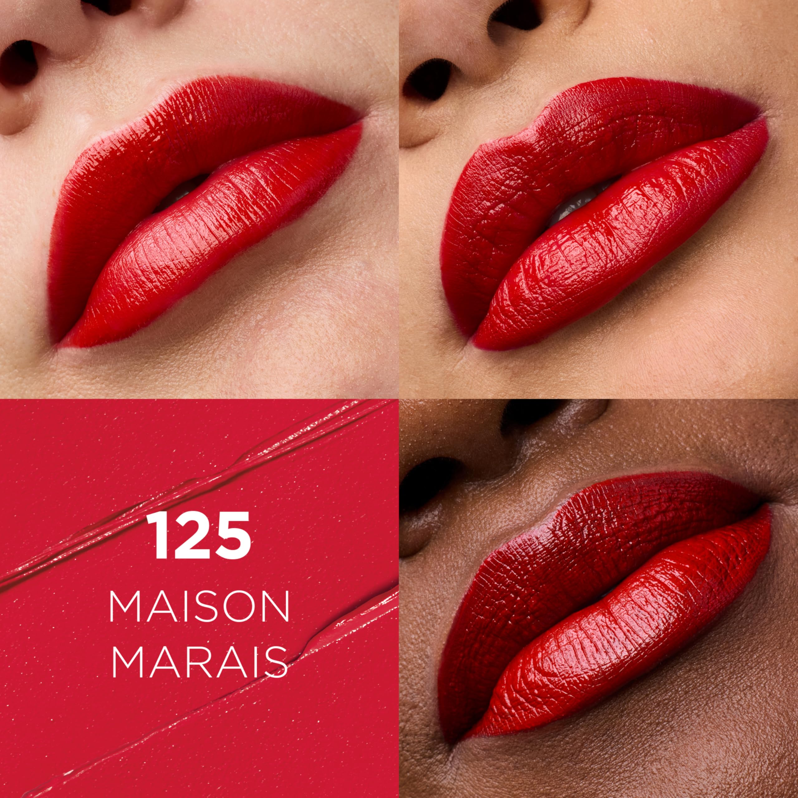 L'Oreal Paris Colour Riche swatch of Maison Marais on forearm showing rich satin payoff