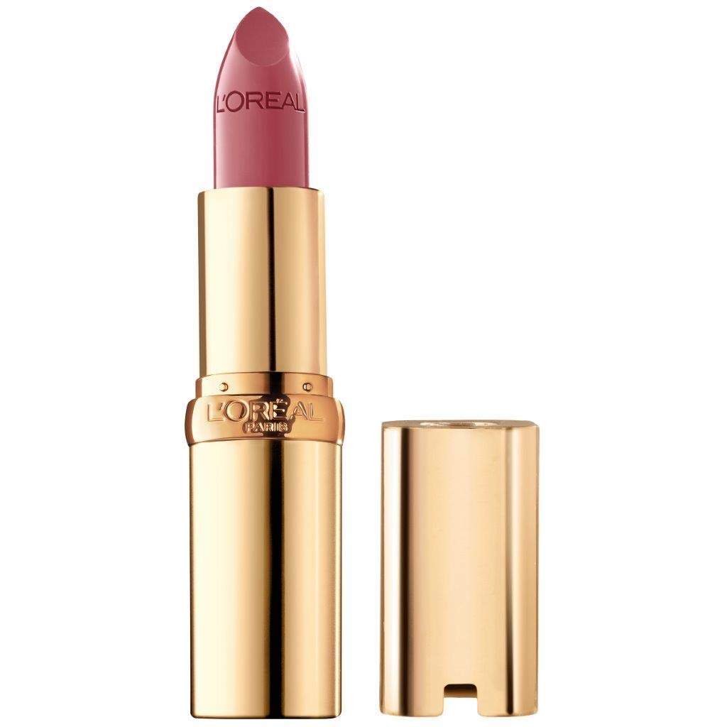 L'Oreal Paris lipstick Montmartre front view shows elegant tube and satin color effect