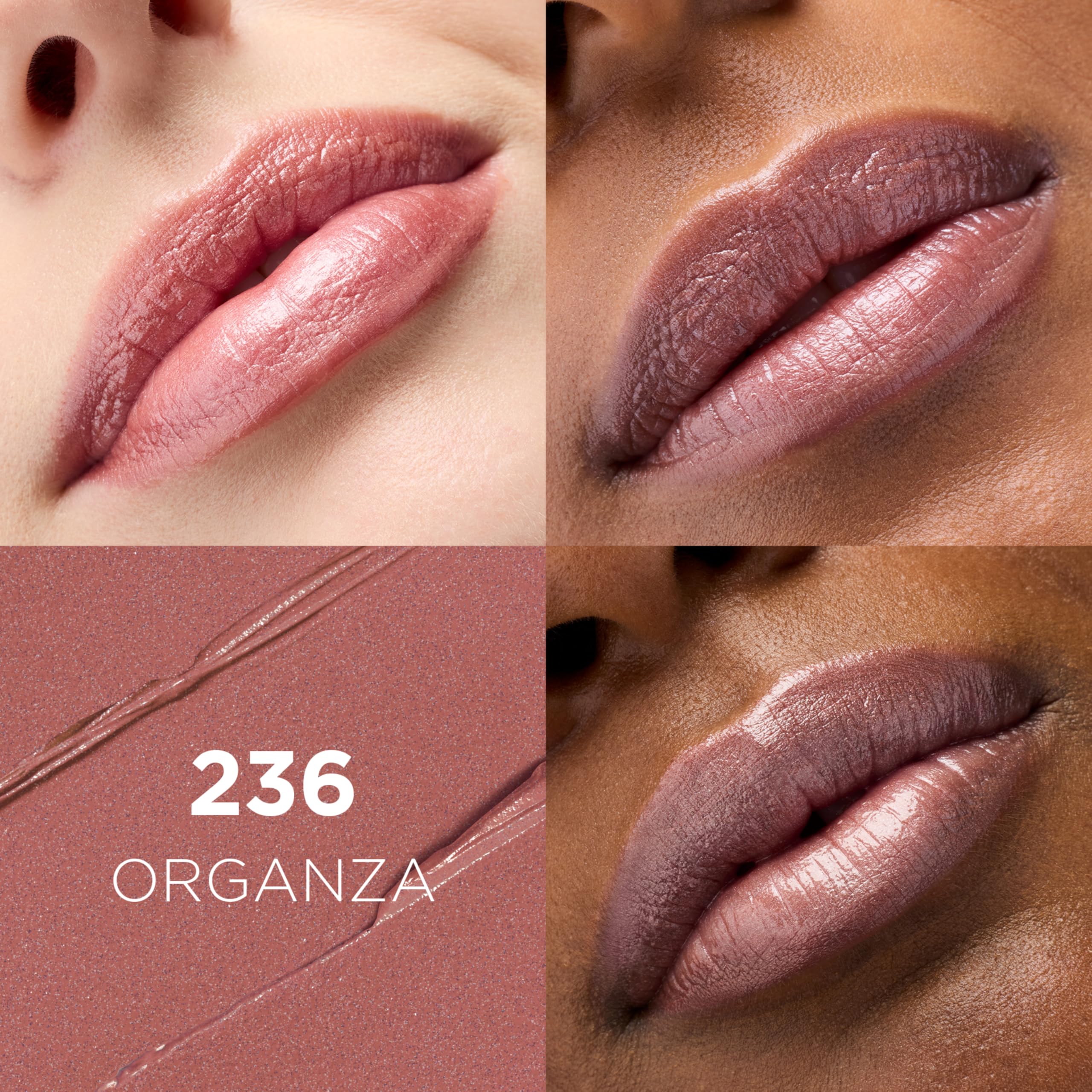 L'Oreal Paris Colour Riche Organza closed lipstick bullet highlighting sleek case and portability