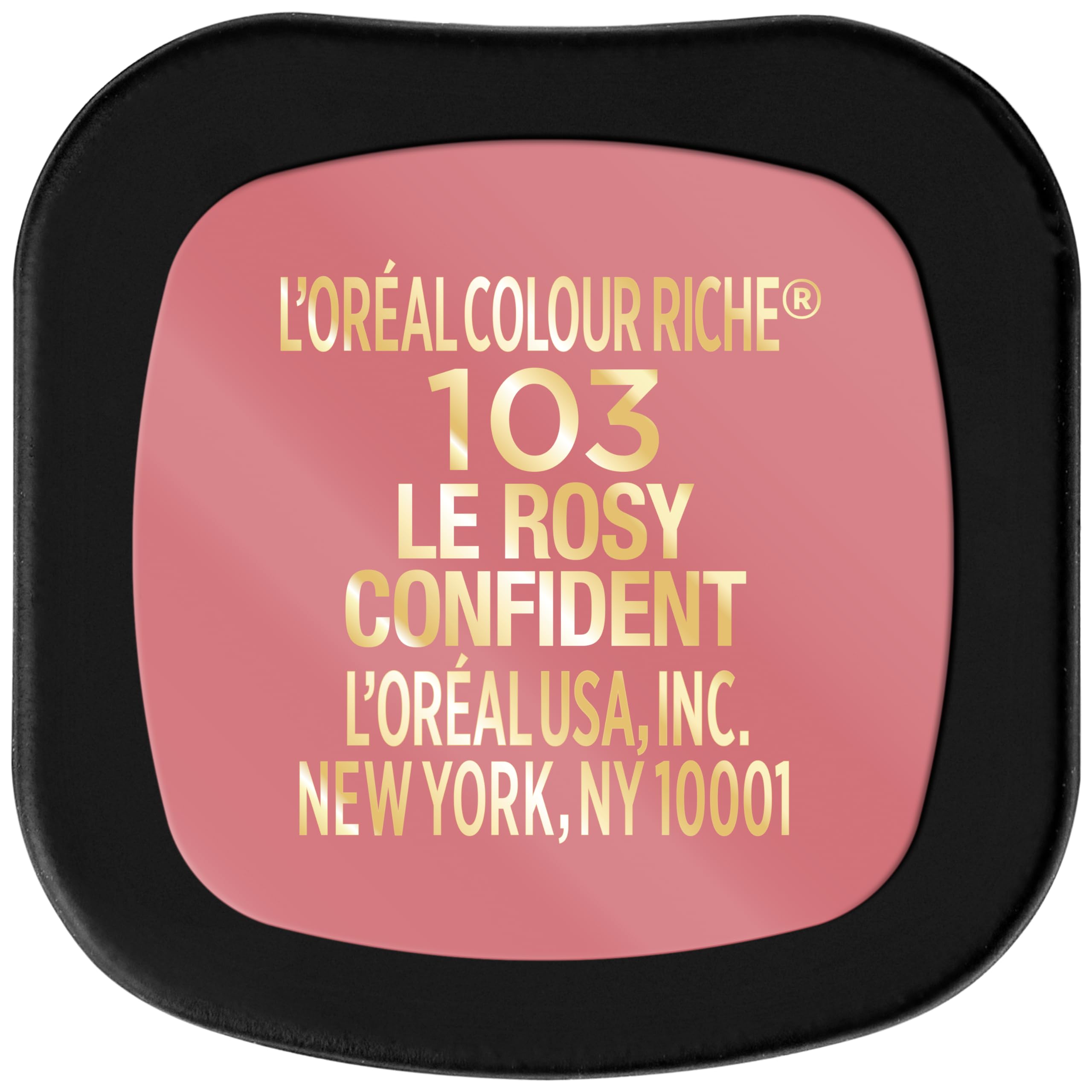 L'Oreal Paris product label and ingredients panel emphasizing hyaluronic acid inclusion
