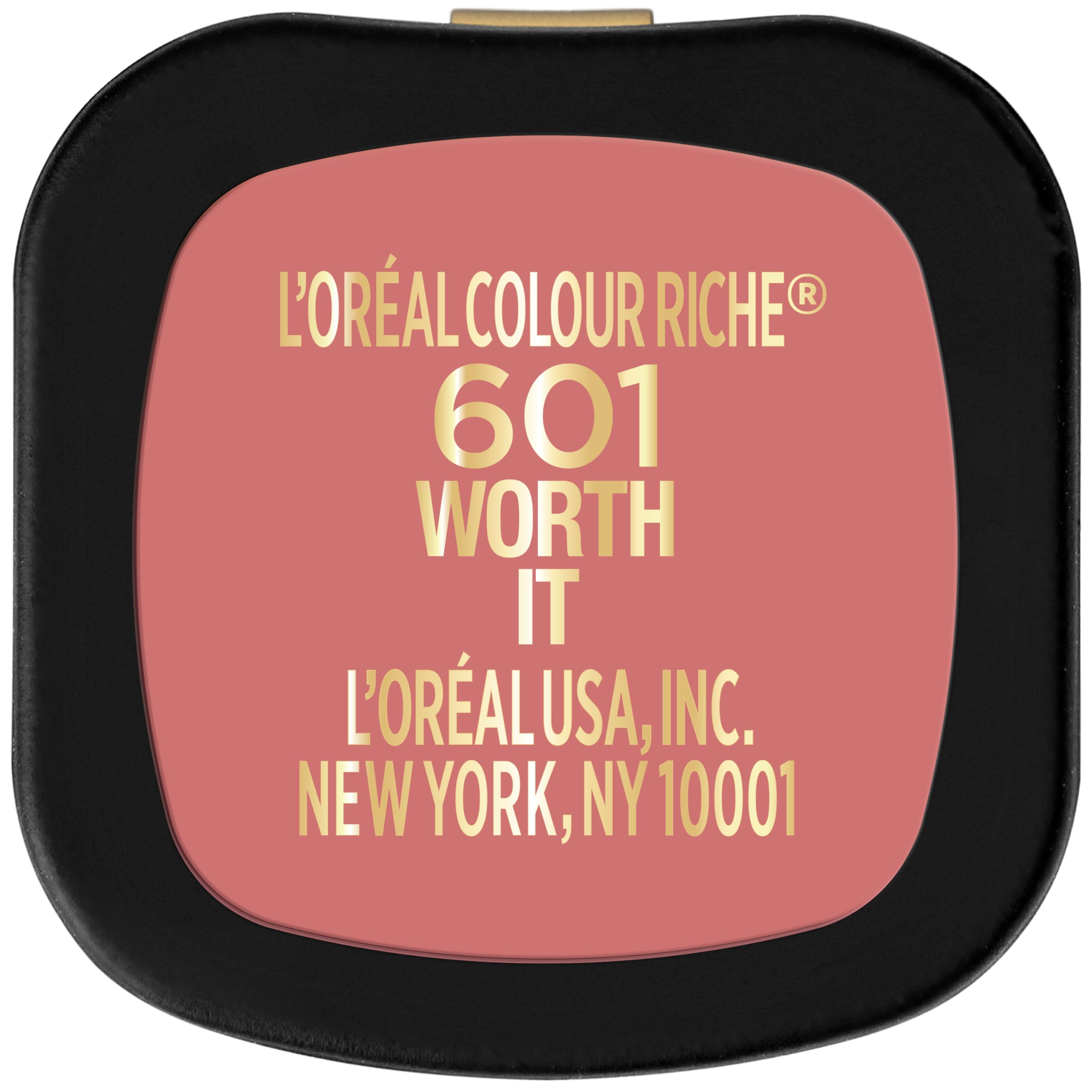 L'Oreal Paris packaging label detail highlighting ingredient and benefit