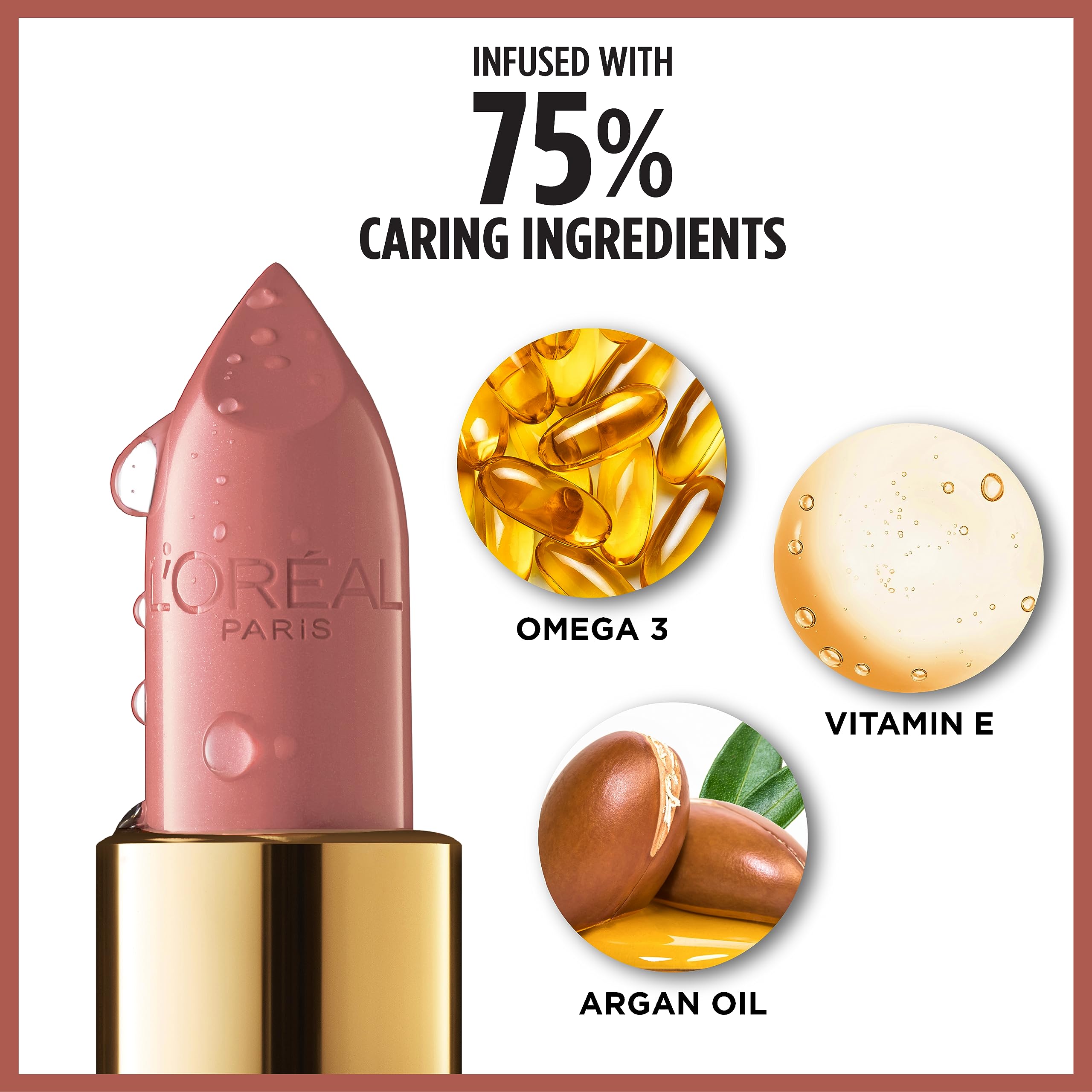 L'Oreal Paris argan oil close-up highlighting nourishing ingredient benefit