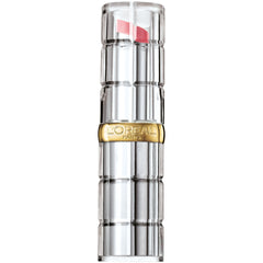 L'Oreal Paris open lipstick bullet texture highlighting creamy glossy finish