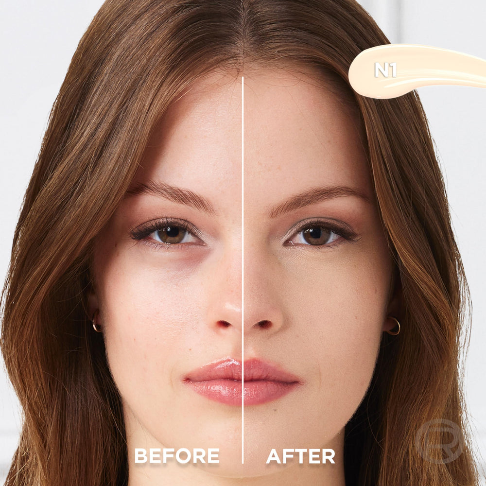 L'Oreal Paris close-up of flat iron-tip applicator for precise coverage