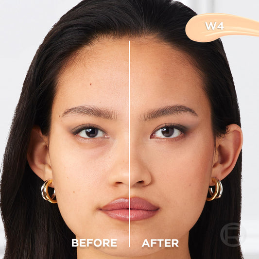 L'Oreal Paris concealer flat-tip applicator detail for precise under-eye coverage