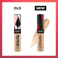 L'Oreal Paris concealer water droplet test demonstrating waterproof wear