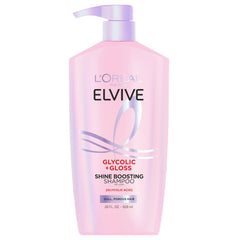 L'Oreal Paris Elvive front bottle view showing large 28 fl oz size and branding for value