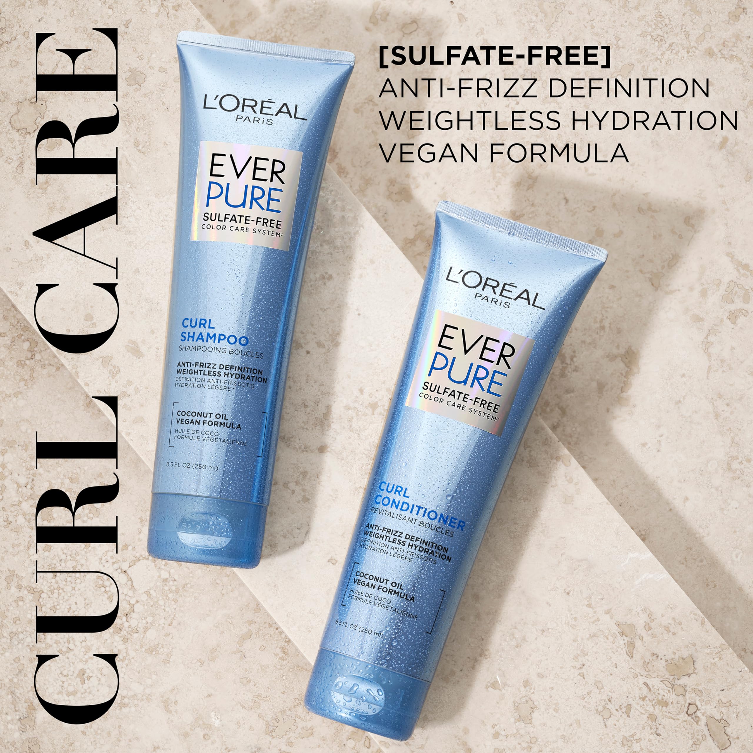 L'Oreal Paris back label closeup with ingredients and usage details for informed choice