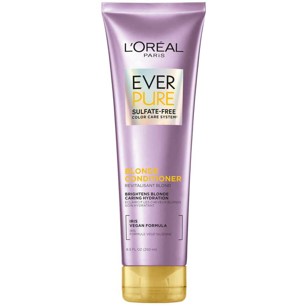 L'Oreal Paris EverPure Blonde front packaging showing product benefit