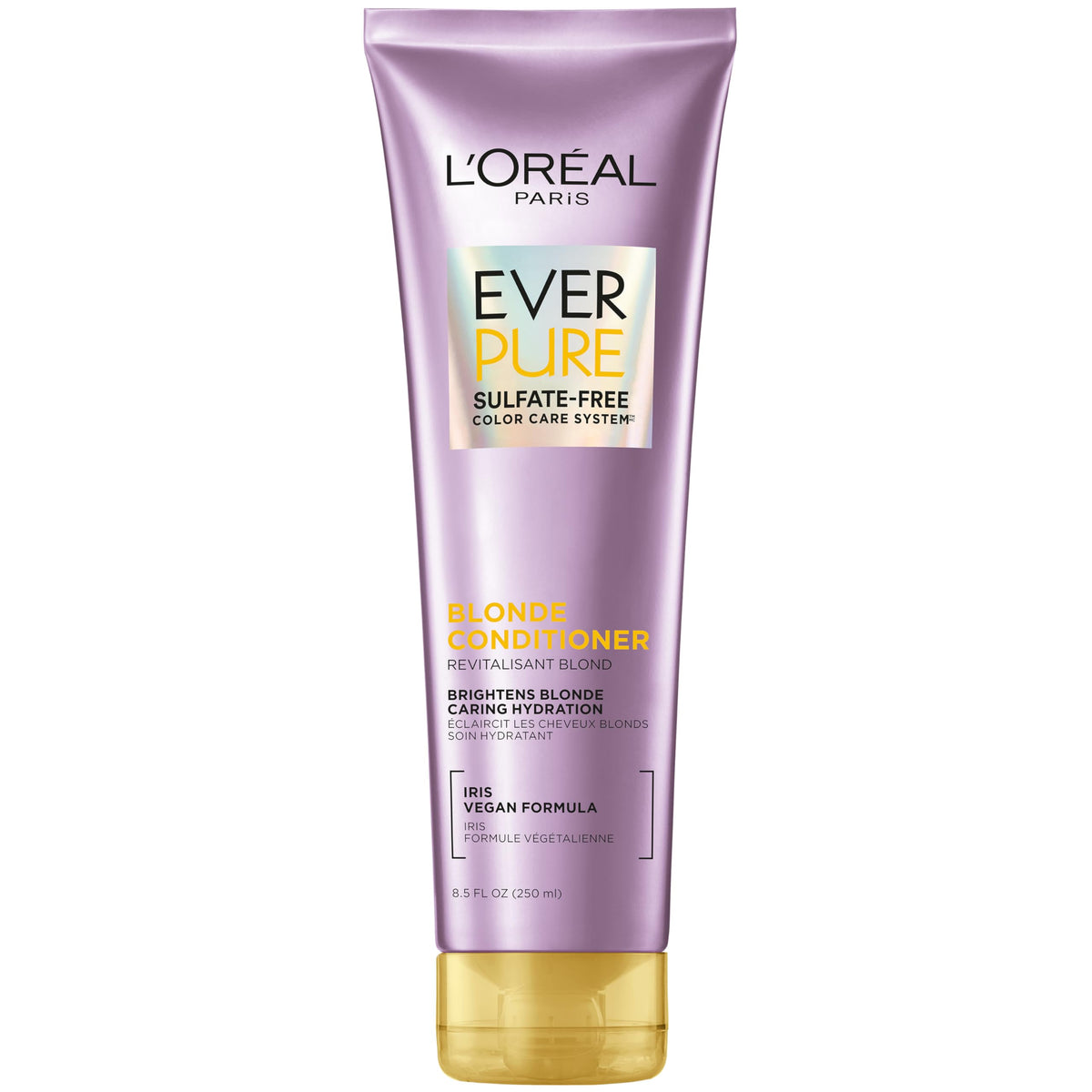 L'Oreal Paris EverPure Blonde front packaging showing product benefit