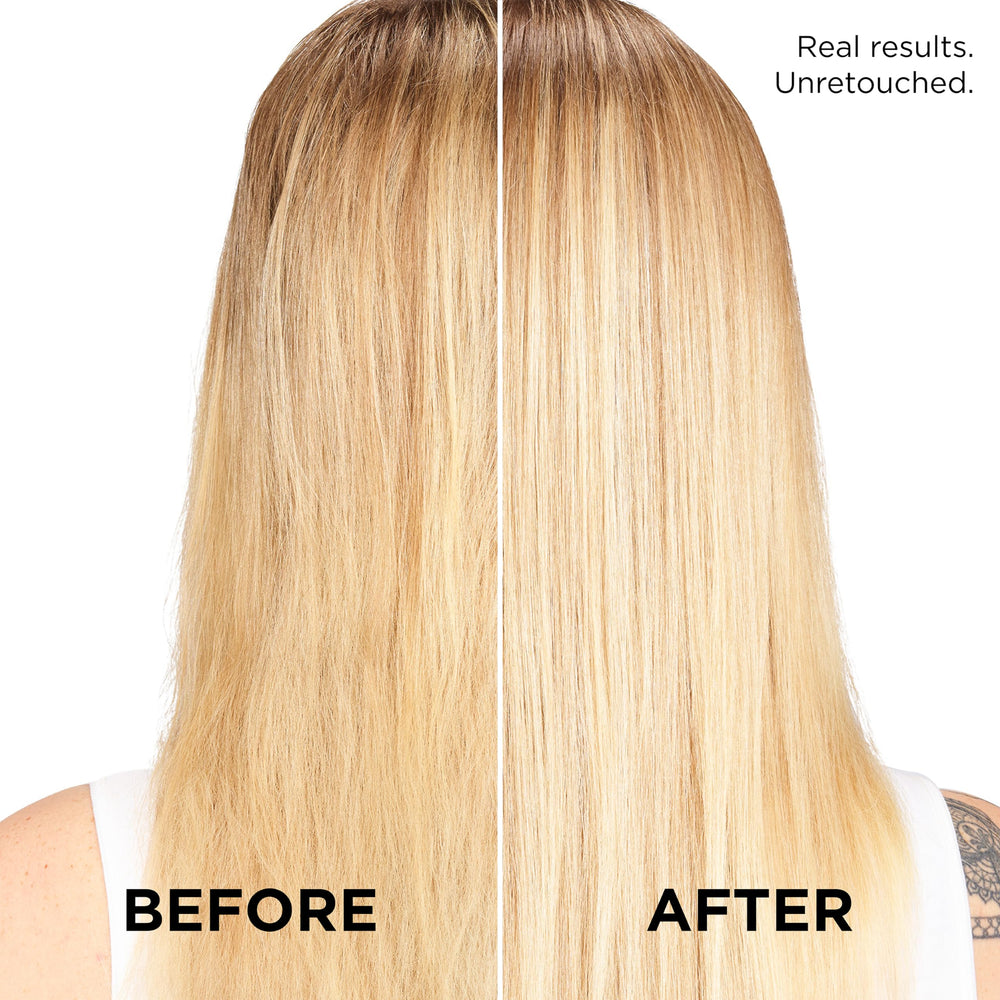 L'Oreal Paris EverPure Blonde placed in bathroom showing easy use