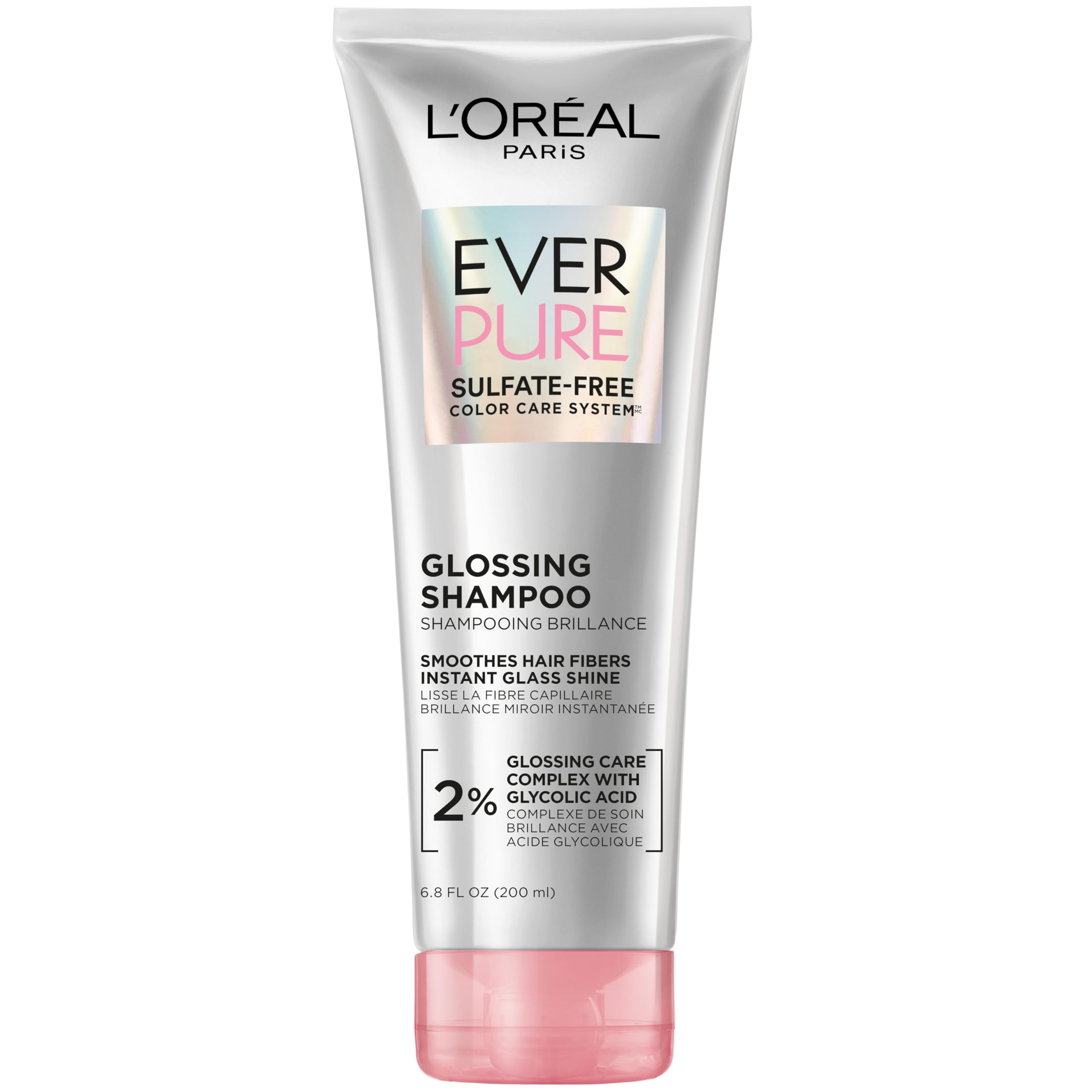 L'Oreal Paris front bottle image showing packaging and glossy benefit
