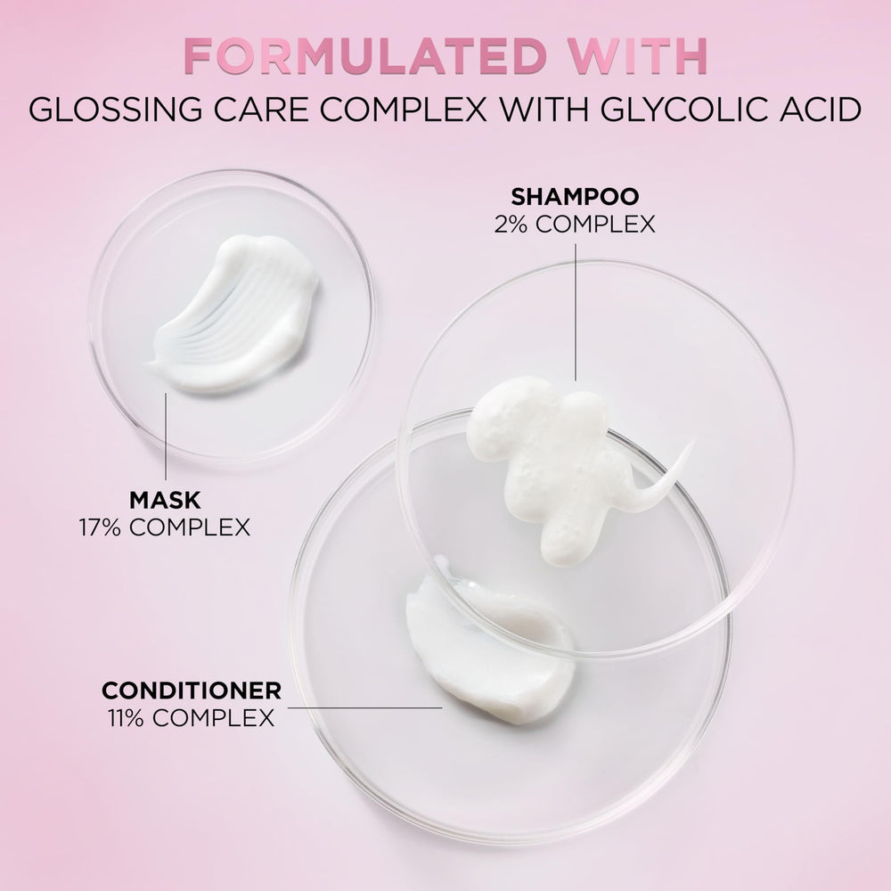 L'Oreal Paris shampoo on bathroom shelf suggesting salon-quality routine benefit