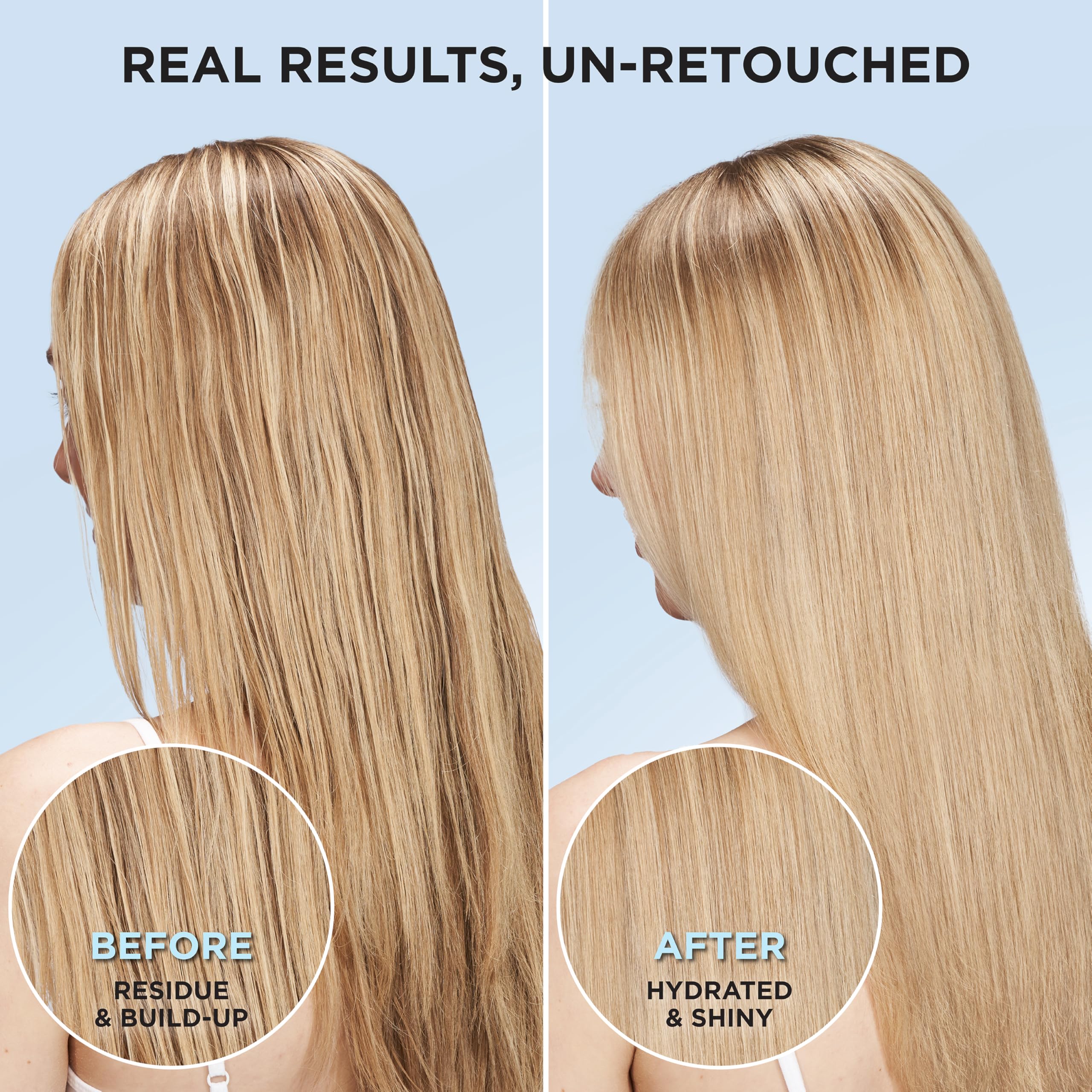 L'Oreal Paris creamy conditioner texture demonstrating moisturizing slip