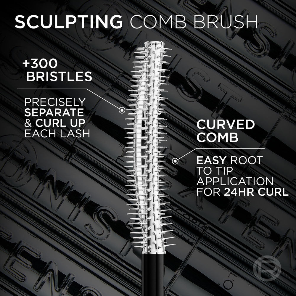 L'Oreal Paris Extensionist bristles detail emphasizing precise separation benefit