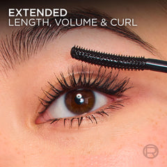 L'Oreal Paris close-up of wand tip for targeted lash coating and detailed application benefit