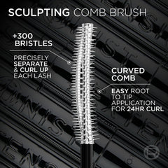 L'Oreal Paris wand beside ruler showing size and scale for accurate product expectations