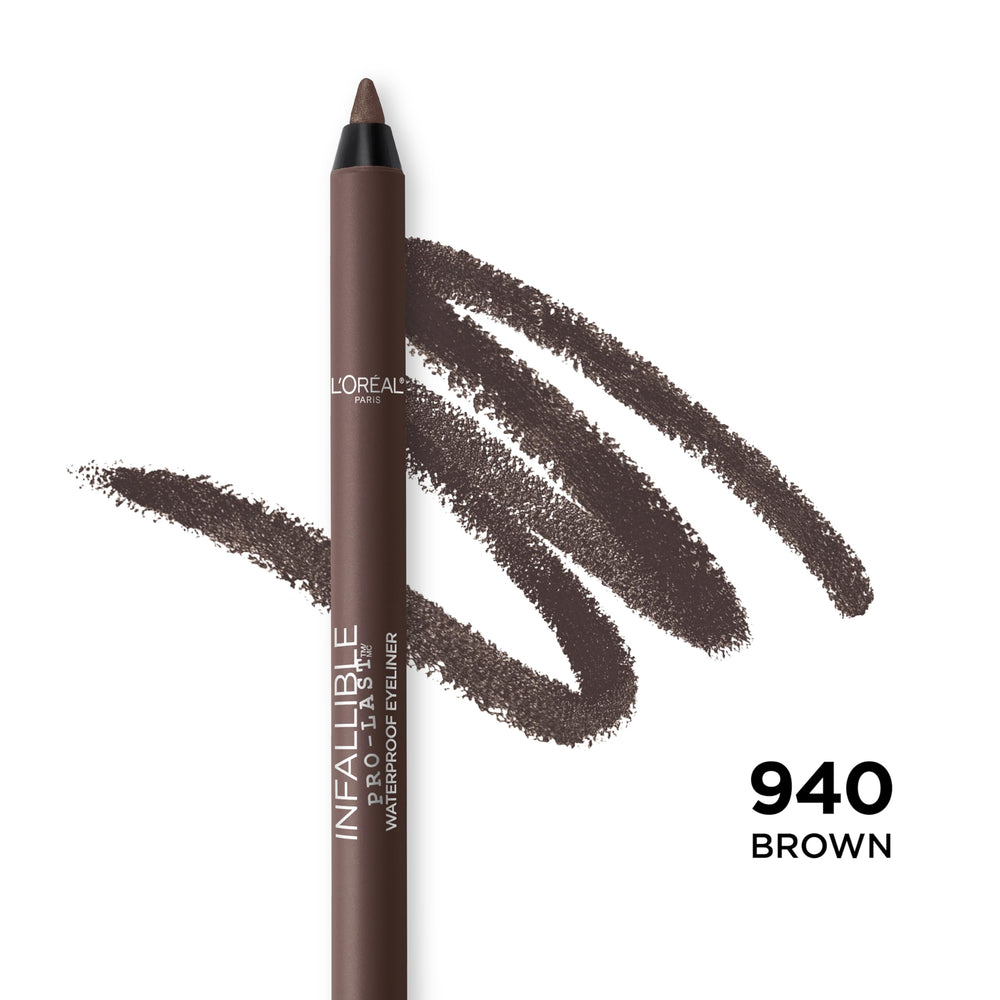 L'Oreal Paris close-up of eyeliner tip showing creamy glide for smooth lines