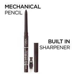 L'Oreal Paris pencil tip close-up revealing creamy glide advantage