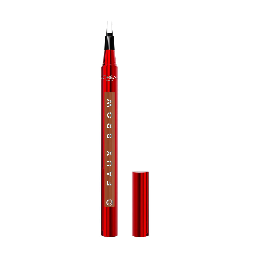 L'Oreal Paris faux brow front packaging showing product and shade Auburn benefit: clear identification